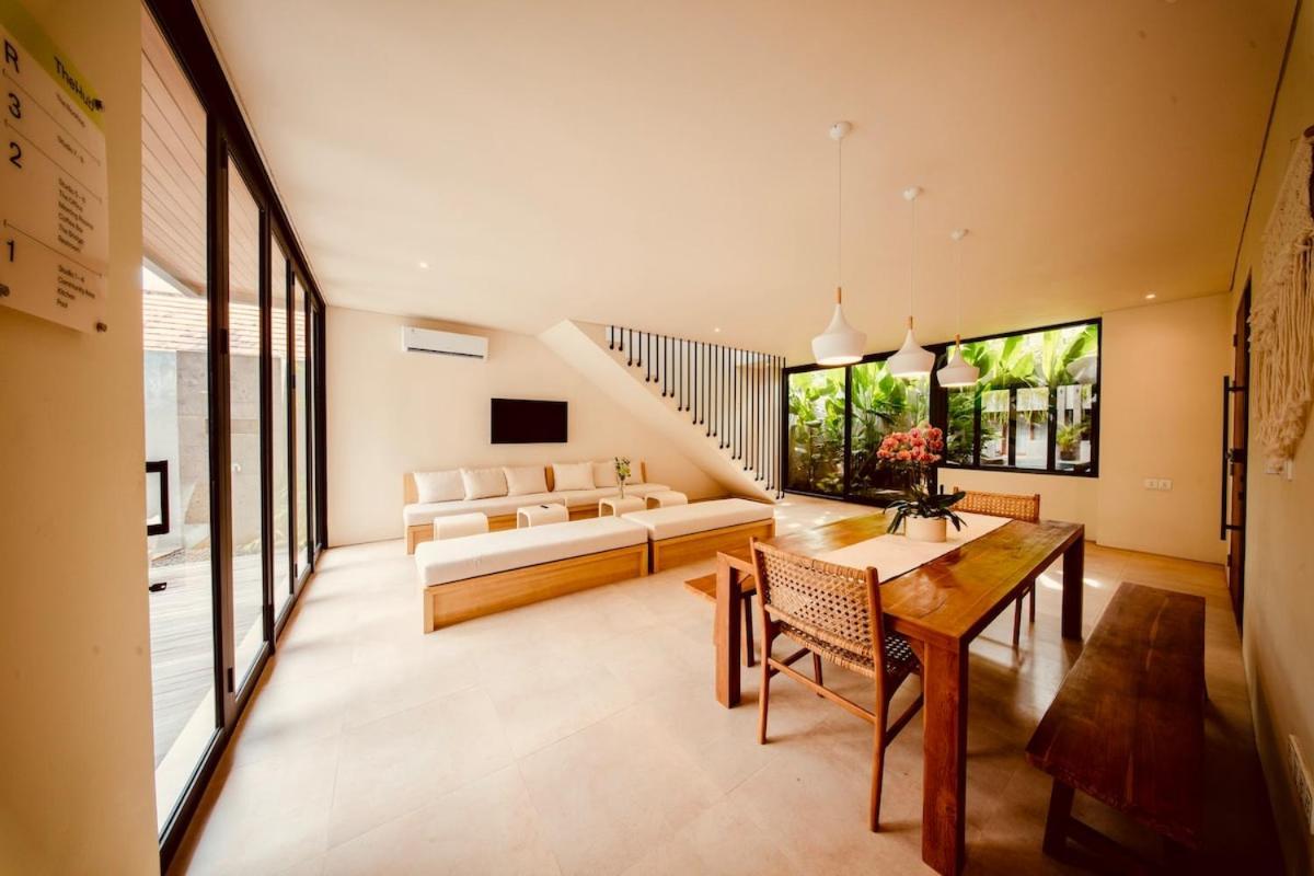 Thehub Pererenan Coworking, Pool And Rooftop Canggu Eksteriør billede